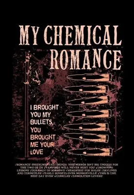 My Chemical Romance Poster/print Mcr I Brought You My Bullets Gerard Way  • $15
