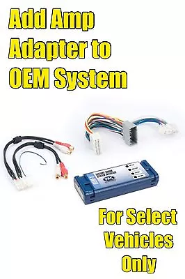 Chrysler Dodge Jeep Add An Amp Amplifier Adapter Interface For OEM Factory Systm • $54.95