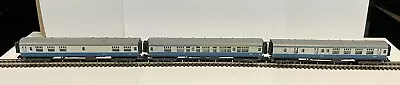 Lima N Gauge Rake Of Three Blue/white Coaches - Buffet Guard & One Other - 3pcs • £26.05