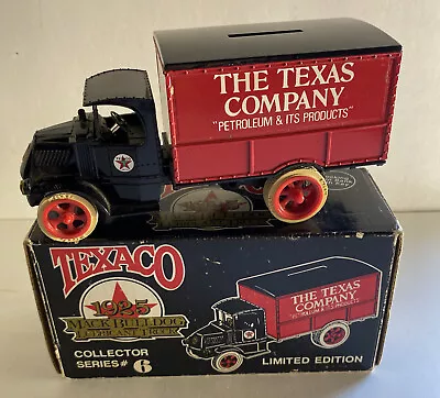 Ertl Texaco Texas Company 1925 Mack Bulldog Lubricant Truck Die Cast Coin Bank • $29.99