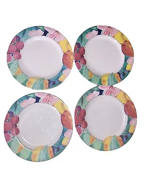 SET  Of 4 Mikasa Maxima Super Strong China CAK26 Exotic Garden 6.5” Bread Plates • $24.99