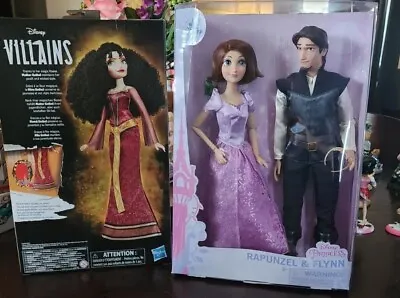 *Disney RAPUNZEL & FLYNN DOLL SET & MOTHER GOTHEL Doll! Beautiful BRAND NEW!❤️ • $159.99