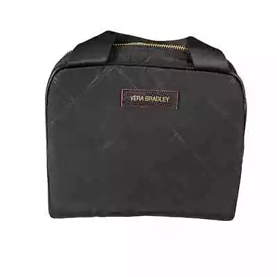 Vera Bradley Insulated Zippered Lunch Bag Tote Black • $20