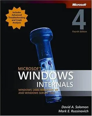 Microsoft Windows Internals [4th Edition]: Microsoft Windows Server 2003 Window • $21.78