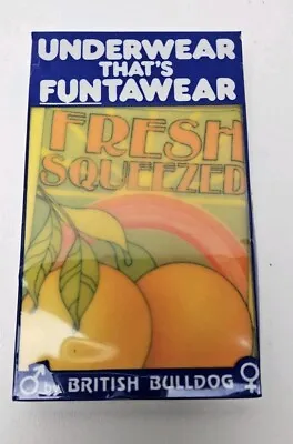 Vintage 70's Underwear Thats Funtawear Fresh Squeezed Briefs Funny Adult Novelty • $39.95