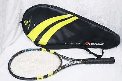 NICE Original Babolat Aeropro Drive + Plus Grip 4 5/8 Nadal Strung Tennis Racket • $399.95