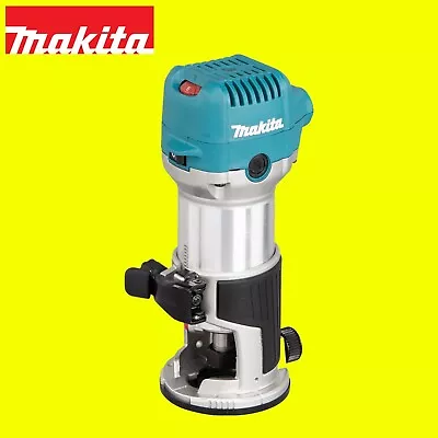 Makita RT0702CX4/2 1/4  240V Electric Trimmer/Router Variable Speed Anti-Restart • £138.95