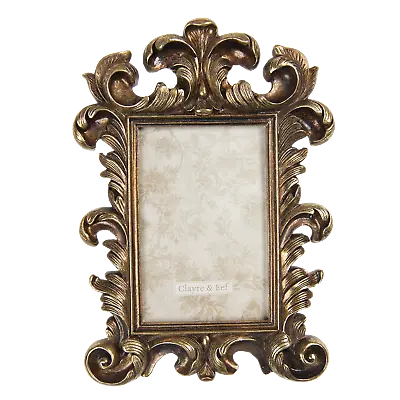 £16.39 • Buy Gold Distressed Aged Photo Frame - 6 X 4  Classic Rococo - Freestanding