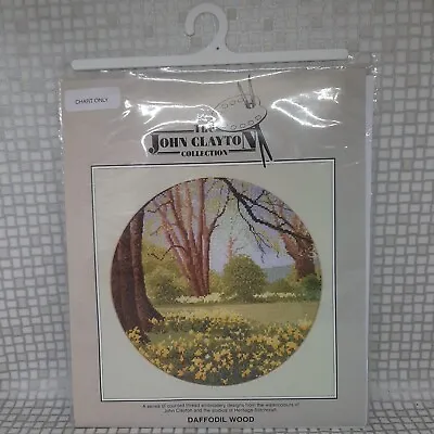 Counted Cross Stitch Chart John Clayton Heritage Crafts Daffodil Wood Chart Only • £14.99