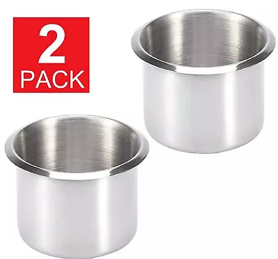 Universal Stainless Steel Cup Drink Holders For Car Boat Truck Marine Camper RV • $9.15