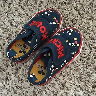 Walt Disney Mickey Mouse Sneakers Kids Size 7/8 • $13