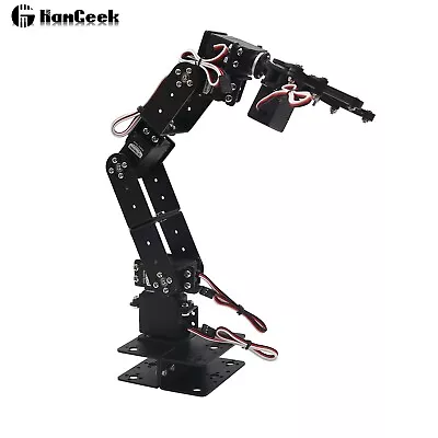 6 Free Degree Arm Mechanical Hand Robotic Arm Clamp Claw Mount Kit For Arduino • $36.99