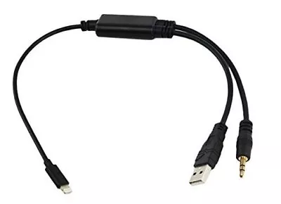 £21.98 • Buy BMW Mini IPod IPhone X XR XS Max 8 7 Plus Interface Audio USB Cable AUX Adapter