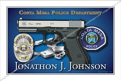 PoliceCostaMesaDepartmentSheriffRetirementPromotionbadgegift • $75