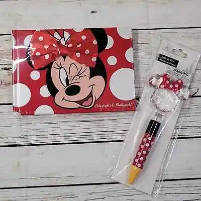 Disney Parks Minnie Mouse Autograph Book And Pen Set (m) • $27.98