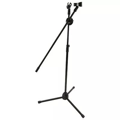 Tripod Two Microphone Stand With Boom Arm (Up To 62 ) • $29.99