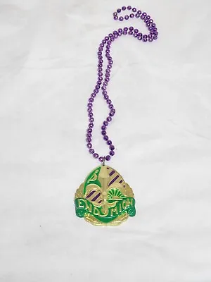 Vintage Collectible 1980s Mardi Gras Beads With Endymion Medallion • $16