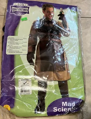Mad Scientist Robe Costume Adult NEW In Retail Packaging Mens  Medium Rubies • $35.95