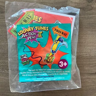 $7 • Buy Looney Tunes Action Pens II Road Runner | Wendy’s Kids Meal Toy | BRAND NEW