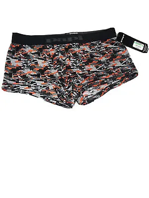 Papi Red/grey Brazailian Stretch Trunk Underwear Size M Bnwt 626594-982 • $5.99
