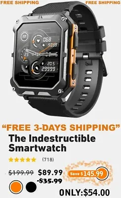 Military Indestructible Smartwatch  • $47.99