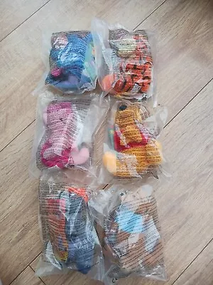 £14.99 • Buy 6x Mcdonalds 1998 Disney Winnie The Pooh Set Sealed Happy Meal Toys Vintage 
