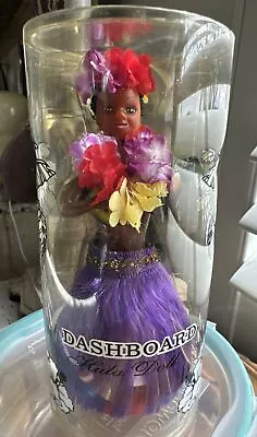 NIB Deadstock Vintage 6”Sweet Hawaiian Dashboard Bobble Ukulele Hula Doll Purple • $14.75