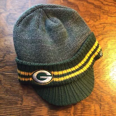 Green Bay Packers Knit Winter Hat Beanie Reebok Cap On Field Sideline Authentic  • $29