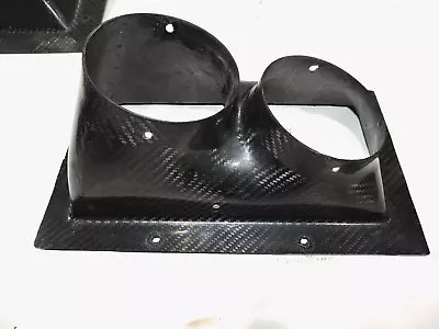 Kennys Components Carbon Fiber Duct Dual 4 1/4  Outlets 5 1/2  X 11  NASCAR • $49