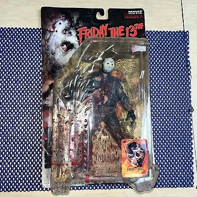 Movie Maniacs Friday The 13th Jason Voorhees Action Figure Bloody McFarlane Toys • $39.99
