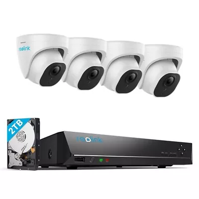 Reolink RLK8-820D4-A 8CH CCTV Security Camera System NVR Remote Access IP66 4K • $975.99