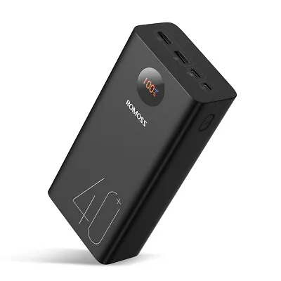 $44.99 • Buy ROMOSS 40000mAh Fast Charger 22.5W PD Power Bank Type-C QC3.0 External Battery