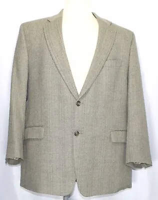Ralph Lauren Wool Blazer Tweed Jacket Sport Coat Mens Size 48 Regular • $42.99