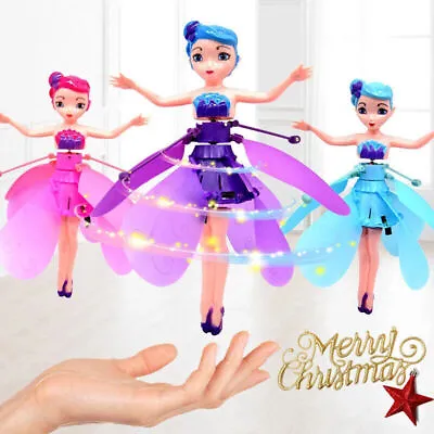 New Flying Fairy Princess Dolls Magic Xmas Gift Infrared Induction Control Toy • £7.69