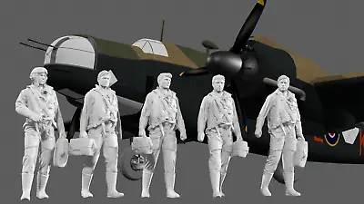 WWII RAF Bomber Crew - 5 Figure Set • £23.49