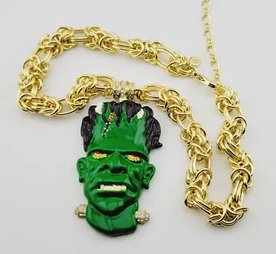 Kirks Folly Franken Monster In Chains Magnetic Enhancer & Byzantine Necklace GT • $103.01