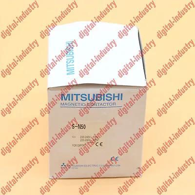 1PC New MITSUBISHI S-N50 Magnetic Contactor 200-240VAC FREE SHIP • $63.20