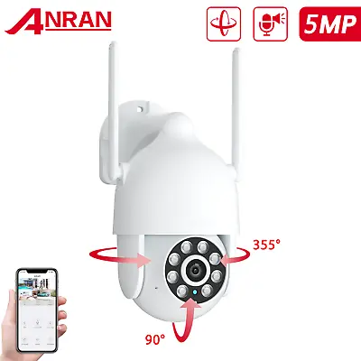 £32.99 • Buy ANRAN IPC 5MP WIFI IP Camera Wireless Outdoor CCTV HD PTZ Smart Security IR Cam
