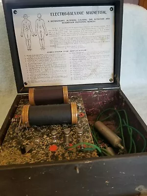 Antique Electro-galvanic Magnetism Machine For Therapy - Quack Medicine • $185