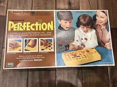 Vintage 1973 Perfection Board Game Lakeside Works Original Owner Smoke Free • $19.95