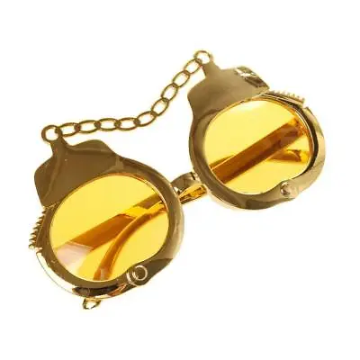  Party Glasses Fancy Dress Costume Novelty Glasses Sunglasses Gold • £4.06