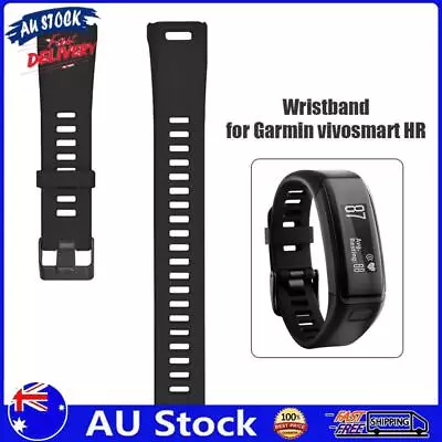 AU TPE Strap Wrist Band Watch Band Belt For Vivosmart HR (Black) • $8.69