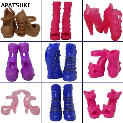 5pairs High Heel Shoes For Monster Demon Doll Sandals For Monster Dolls • $4.97