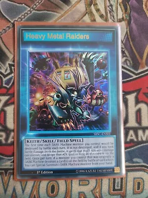 Heavy Metal Raiders SBSC-ENS01 Ultra Rare NM 1st Ed Yugioh Speed Duel • £4.99