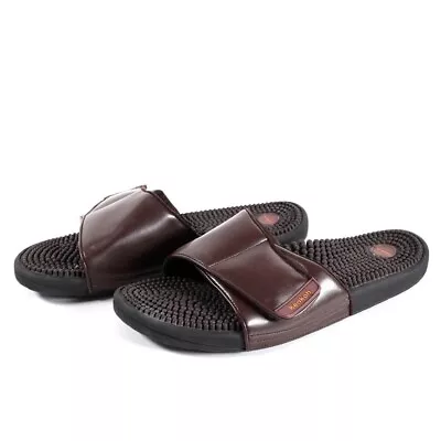 Kenkoh Reflexology Massage Sandals Brown Men's Size 11 EUC • $40