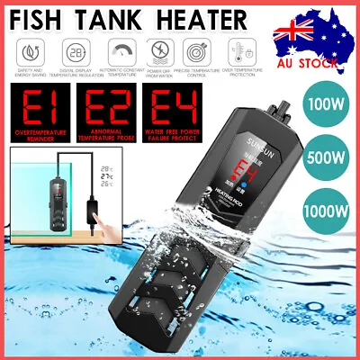$46.59 • Buy  SUNSUN PTC Aquarium Submersible  Heater Fish Tank Auto Thermostat 100W-1000W AU