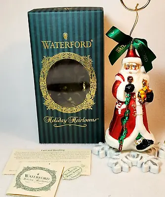 $20 • Buy 2000 WATERFORD HOLIDAY HEIRLOOMS 3rd EDITION SANTA ORNAMENT GERMANY OB