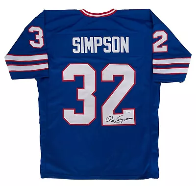 O.J. Simpson Autographed Buffalo Bills Football Jersey JSA Authenticated • $92