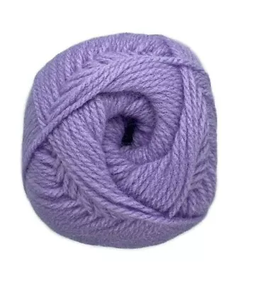 ELLE Charity 100g 233m Knitting Wool Yarn 8Ply Super Soft Acrylic - Crocus • $2.80