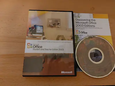 Microsoft Office Student And Teacher Edition 2003 - For Win XP Win 7/8 & 10 • £5.99